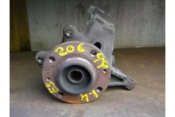 Recambio de mangueta delantero izquierda para peugeot 206 berlina (1998) 1.4 i referencia OEM IAM   