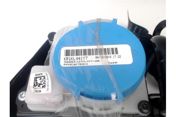 Recambio de cinturon seguridad delantero derecho para citroen c1 1.2 feel referencia OEM IAM B0009143ZD  