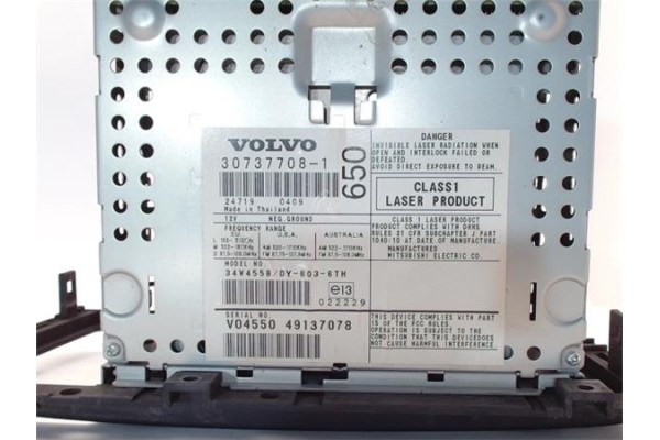 Recambio de autoradio para volvo s 60 berlina (2000) 2.4 d5 referencia OEM IAM 307377081  