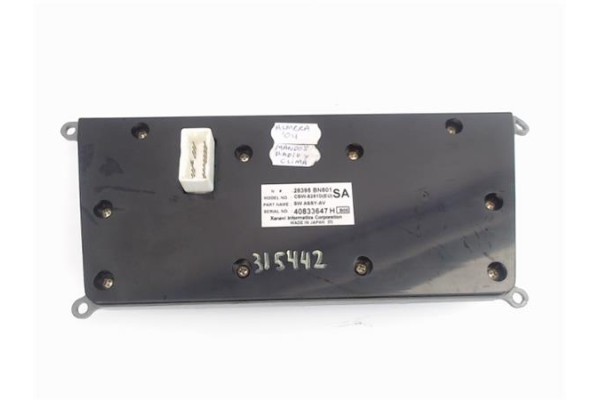 Recambio de mandos climatizador para nissan almera (n16/e) referencia OEM IAM 28395BN801  