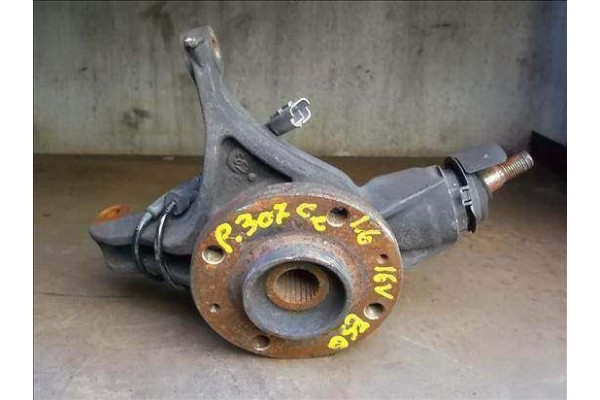 Recambio de mangueta delantero izquierda para peugeot 307 cc (s1)(2005) 1.6 [1,6 ltr. - 80 kw 16v cat (nfu / tu5jp4)] referencia
