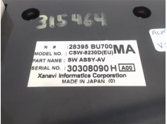 Recambio de mandos climatizador para nissan almera tino (v10m) referencia OEM IAM 28395BU700  