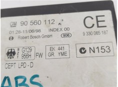 Recambio de centralita abs para opel astra g berlina 1.6 16v referencia OEM IAM 90560112 9330065187 