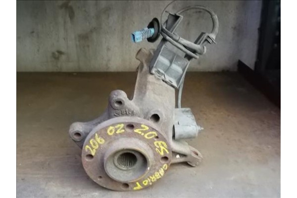 Recambio de mangueta delantero izquierda para peugeot 206 cc (2001) 1.6 16v referencia OEM IAM   