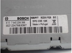 Recambio de radio / cd para seat altea (5p1) referencia OEM IAM (SEZ1Z3K7883087) (5P0035186) (7640236366) 