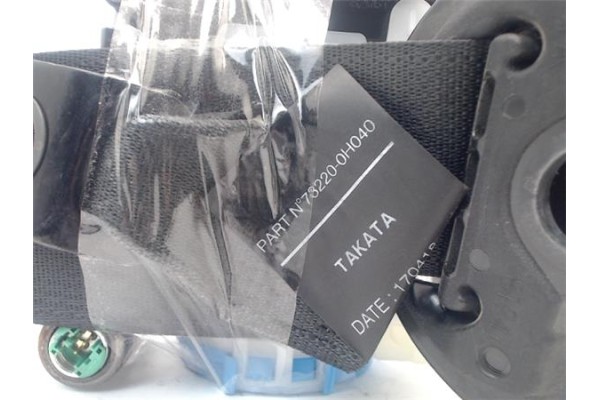 Recambio de cinturon seguridad delantero izquierdo para citroen c1 1.2 feel referencia OEM IAM B0009142ZD B0008721XX 