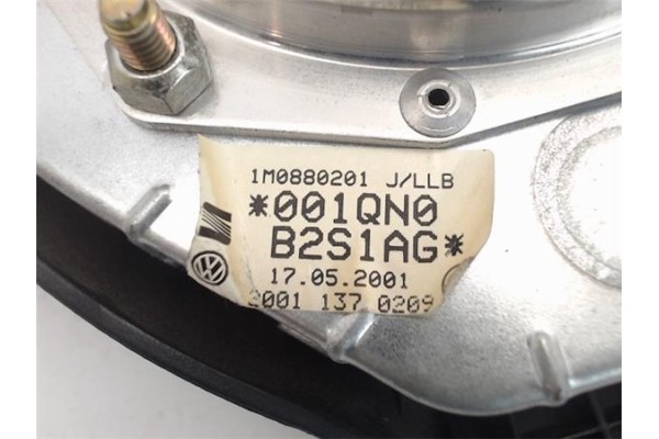 Recambio de airbag volante para seat leon (1m1) referencia OEM IAM 1M0880201J 001QN0 