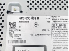 Recambio de radio / cd para volkswagen polo v (6c1) referencia OEM IAM 6C0035869B  