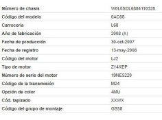 opel corsa d del año 2008