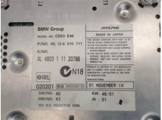 Recambio de radio / cd para bmw serie 3 berlina (e46) referencia OEM IAM 65.12-6915711 AL460311120766 