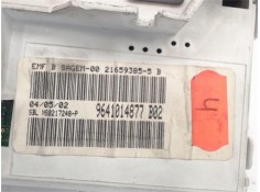 Recambio de reloj horario para peugeot 206 referencia OEM IAM 9641014877 21659385 