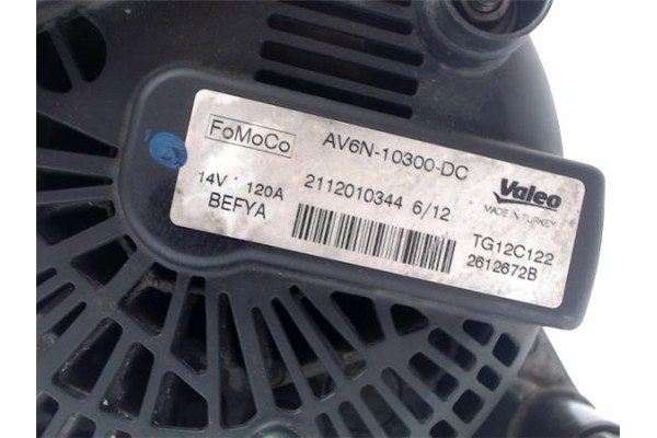 Recambio de alternador para ford fiesta vi 1.4 tdci referencia OEM IAM 2112010344 2612872B 