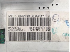 Recambio de reloj horario para peugeot 206 referencia OEM IAM 9647409777 21669457-4B 