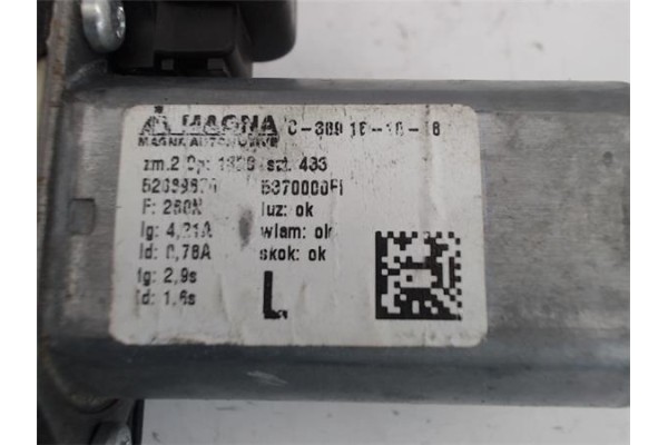 Recambio de mecanismo elevalunas delantero izquierdo para fiat 500 1.2 referencia OEM IAM 52089870 51824040 51824040 , FIAT | 51