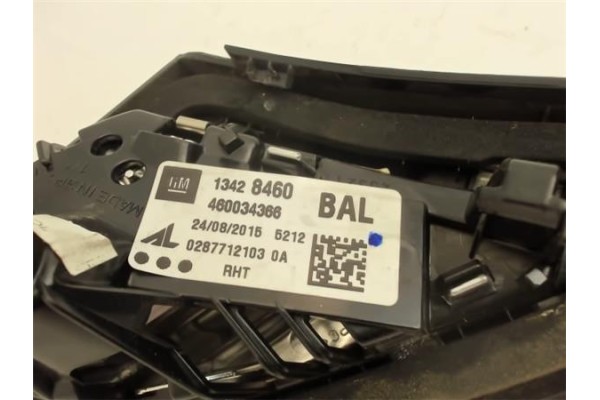Recambio de piloto porton trasero derecho para opel corsa e referencia OEM IAM 13428460 0287712103 