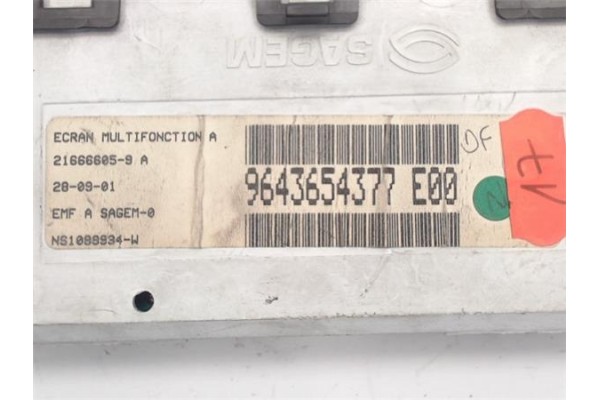 Recambio de reloj horario para citroen xsara berlina referencia OEM IAM (9643654377) (21666605-9A)  