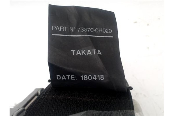 Recambio de cinturon seguridad trasero izquierdo para citroen c1 1.2 feel referencia OEM IAM B0008723XX  