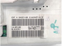 Recambio de reloj horario para peugeot 206 referencia OEM IAM 9647409777 21669457-4B 