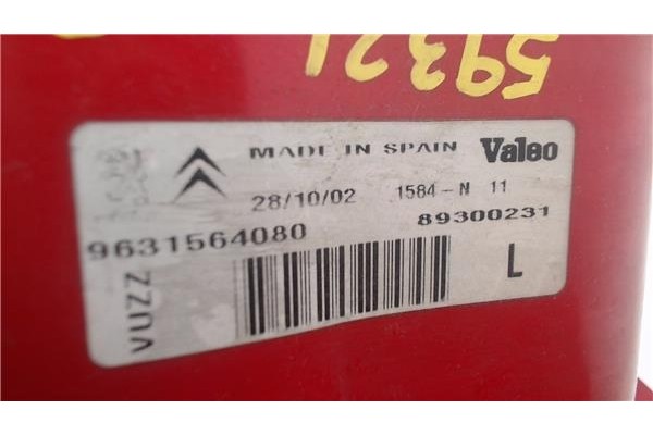 Recambio de piloto trasero izquierdo para citroen xsara picasso 2.0 hdi referencia OEM IAM 6350N0  