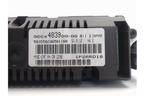 Recambio de reloj horario para peugeot 308 referencia OEM IAM 9664483980 1P2RRD18 