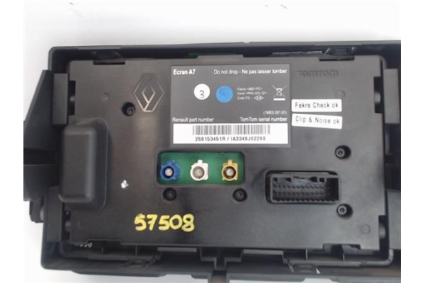 Recambio de navegador para renault megane iii berlina 5p 1.5 expression referencia OEM IAM 682470010R 40330M 