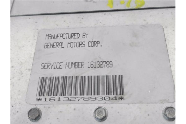 Recambio de centralita para opel kadett e 1.6 i referencia OEM IAM 16132789  