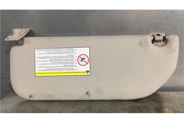 Recambio de parasol derecho para peugeot 107 1.0 básico referencia OEM IAM 8143KL  