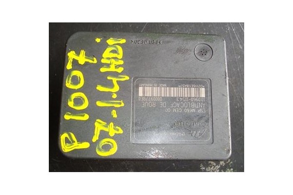 Recambio de nucleo abs para peugeot 1007 1.4 dolce referencia OEM IAM 9654777580 10020601974 10096011543 