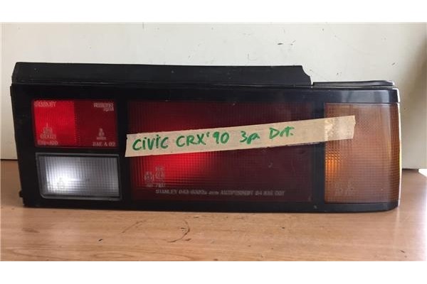Recambio de piloto trasero derecho para honda civic iii hatchback (ec, ed, ee) 1.2 referencia OEM IAM 0438302R  