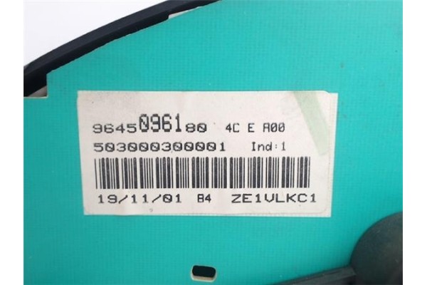 Recambio de cuadro completo para peugeot 206 1.4 i referencia OEM IAM 9645096180 5030003000015 