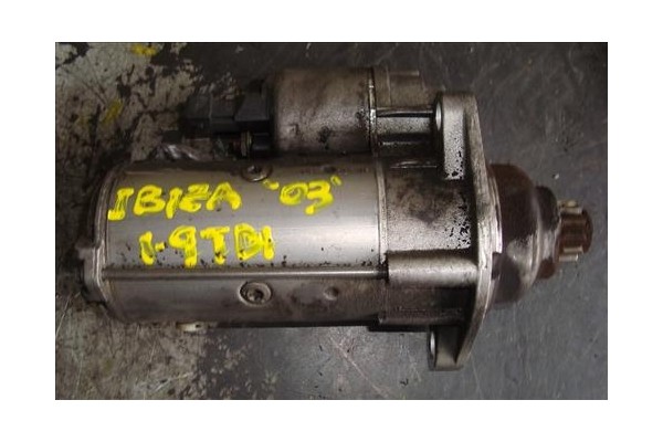 Recambio de motor arranque para seat ibiza (6l1) 1.9 tdi referencia OEM IAM 02A911024B D7RS30 2A911023J , AUDI | 2A911023R , AUD