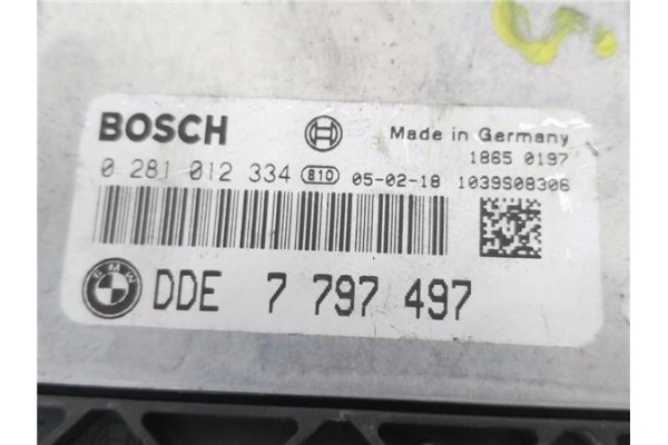 Recambio de centralita para bmw serie 1 berlina (e81/e87) 2.0 120d referencia OEM IAM DDE7797497 0281012334 