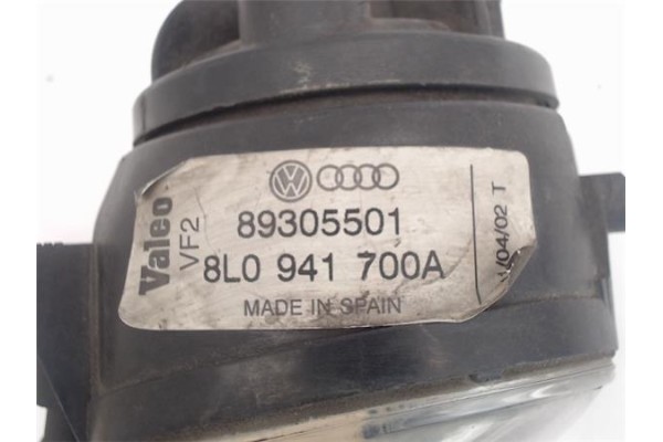 Recambio de faro antiniebla derecho para audi a2 (8z) referencia OEM IAM 8L0941700A 89305501 8L09941700A , AUDI | 8L9941700 , AU