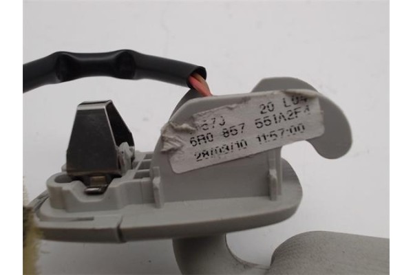 Recambio de parasol izquierdo para volkswagen polo (6r1)(2009) 1.6 advance [1,6 ltr. - 55 kw tdi] referencia OEM IAM 6R0857551  