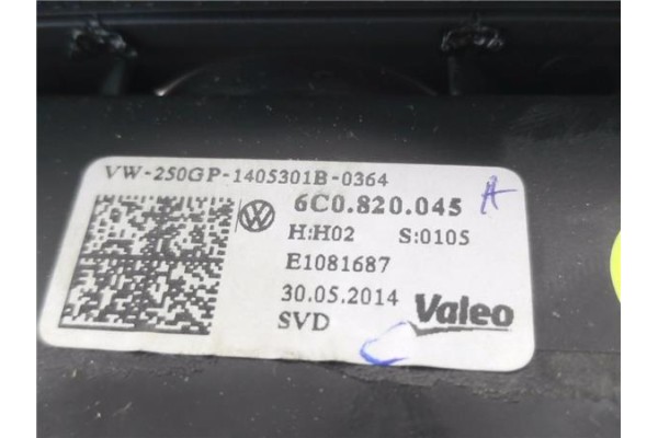 Recambio de mandos calefaccion / a.a. para volkswagen polo v (6r1) 1.0 referencia OEM IAM 6C0820045  