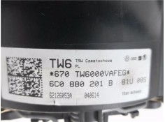 Recambio de airbag volante para volkswagen polo v (6r1) 1.0 referencia OEM IAM 6C0880201B  