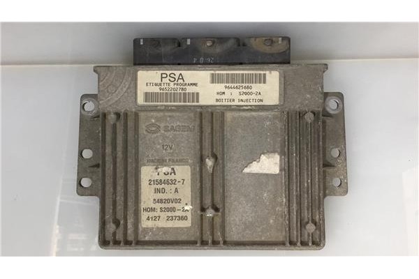 Recambio de centralita para peugeot 206 berlina (1998) 1.4 i referencia OEM IAM 9644625680 215846327 