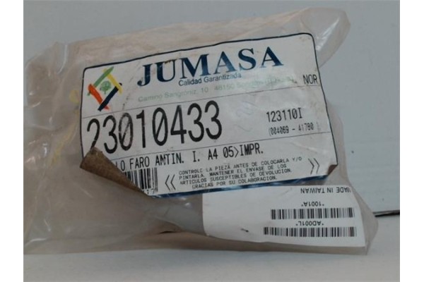 Recambio de cerquillo faro para audi a4 avant (8e) 2.0 tdi (dpf) (125kw) referencia OEM IAM  23010433  Recambio de cerquillo faro para audi a4 avant (8e) 2.0 tdi (dpf) (125kw) referencia OEM IAM  23010433
