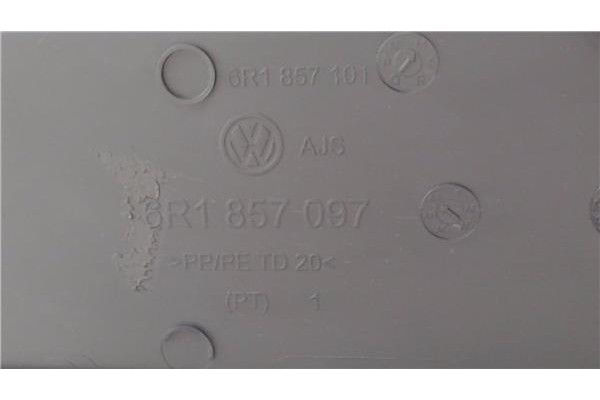 Recambio de guantera salpicadero para volkswagen polo v (6r1) 1.0 referencia OEM IAM 6R1857097  