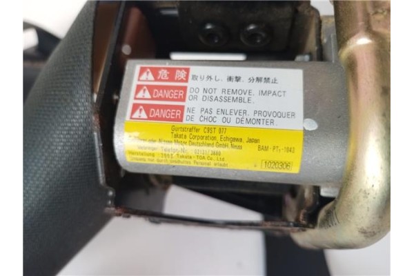 Recambio de cinturon seguridad delantero derecho para nissan almera (n16/e) 2.2 di referencia OEM IAM 86884BM4  