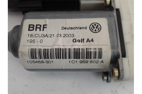 Recambio de motor elevalunas delantero derecho para volkswagen golf iv berlina (1j1) 1.9 tdi referencia OEM IAM 1c1959802a  (1C1 Recambio de motor elevalunas delantero derecho para volkswagen golf iv berlina (1j1) 1.9 tdi referencia OEM IAM 1c1959802a  (1C1