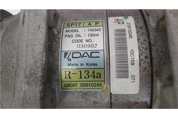 Recambio de compresor aire acond. para citroen c4 berlina 1.6 hdi referencia OEM IAM 20910245  