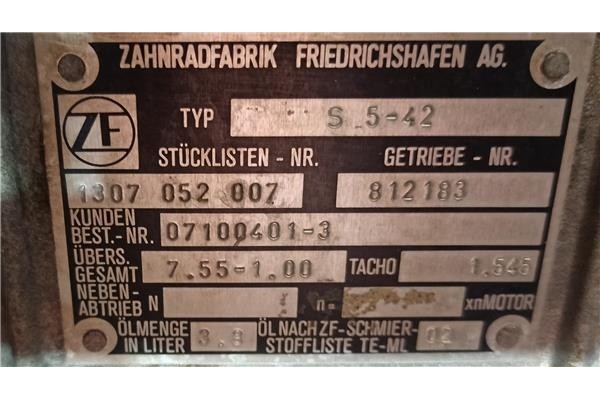 Recambio de caja cambios manual para nissan m 110-88 6.0 d referencia OEM IAM AYA AYA 