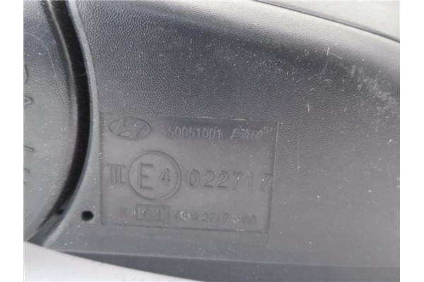 Recambio de retrovisor izquierdo para hyundai i10 (pa) 1.2 classic referencia OEM IAM E4022717  
