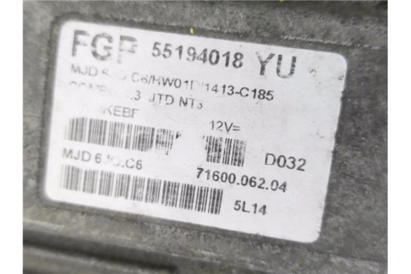 Recambio de centralita para opel combo furgón/ranchera familiar 1.3 cdti 16v referencia OEM IAM 55194018YU 7160006204 
