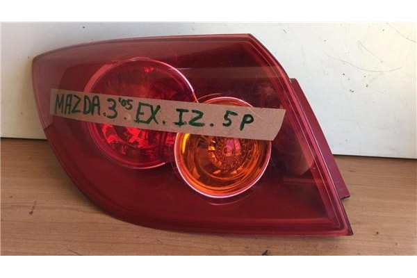 Recambio de piloto trasero izquierdo para mazda 3 berlina (bk)(2003) 1.6 cd active+ xcite [1,6 ltr. - 80 kw cd diesel cat] refer