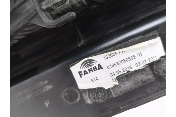 Recambio de piloto trasero derecho para peugeot bipper 1.4 básico referencia OEM IAM 01353205080E  