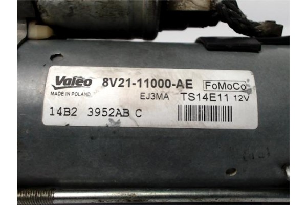 Recambio de motor arranque para ford fiesta vi 1.4 tdci referencia OEM IAM 8V2111000 14B23952AB 