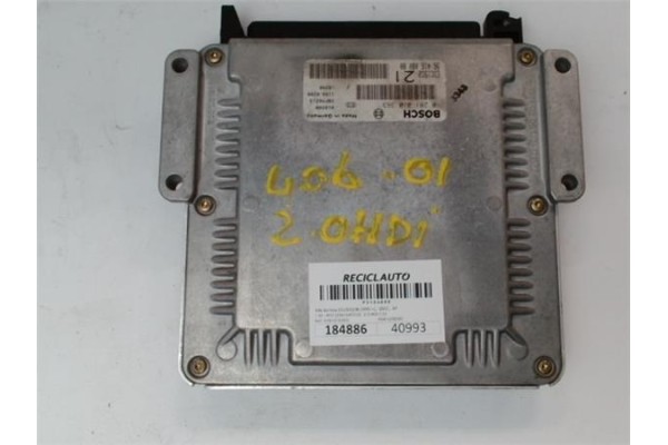 Recambio de centralita para peugeot 406 berlina (s1/s2) 2.0 hdi 110 referencia OEM IAM 9641608080 0281010363 