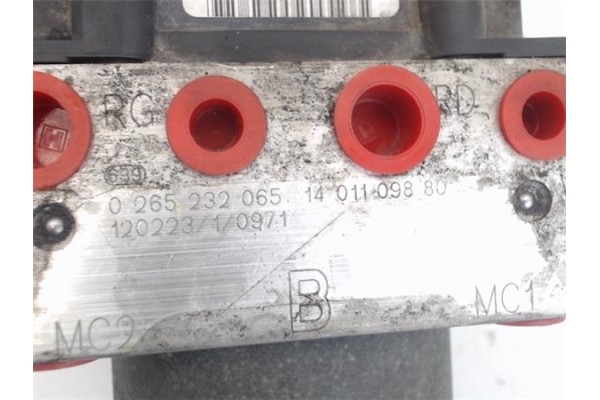 Recambio de nucleo abs para citroen jumpy 2.0 hdi 125 fap 27 l1h1 fugón referencia OEM IAM 1401109880 265232065 